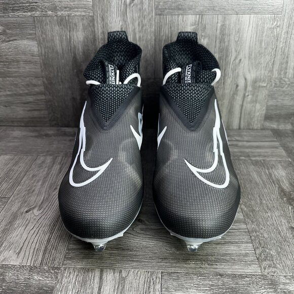 Nike Alpha Menace Elite 3 Men's size 10 Detachable Football Cleat Black DR5956-0 - Picture 4 of 8